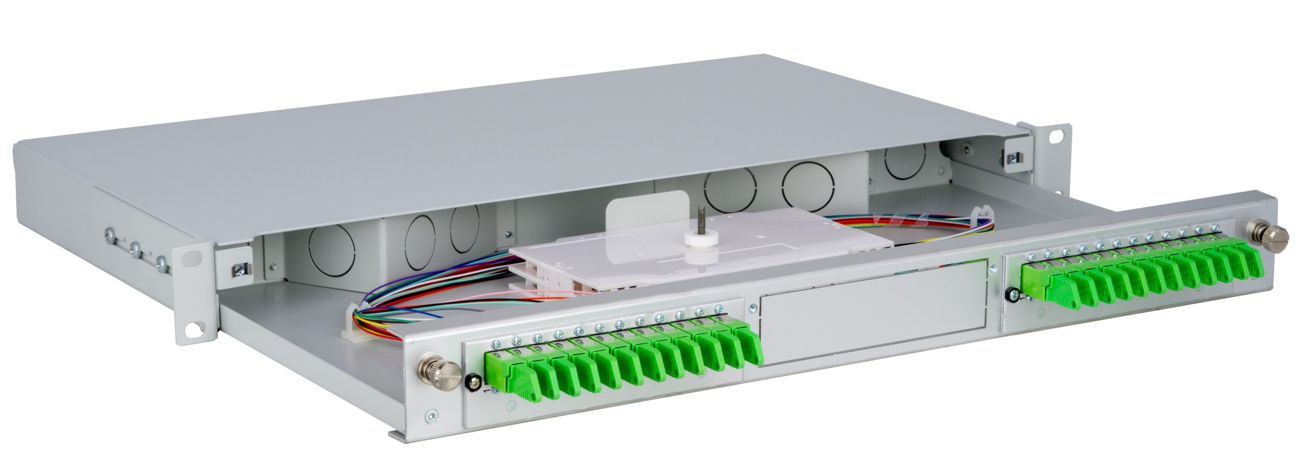 Maßgeschneiderte Spleißmodule für Windkraft - Rechtes DIAMOND E2000 Modul ausziehbar