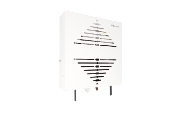 Closed RouterBox - compact steel housing 38x41x11cm for space-saving installation
