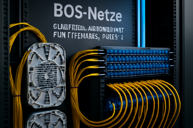 BOS-Netze Glasfaser – Infrastruktur für Feuerwehr, Polizei und Rettungsdienste