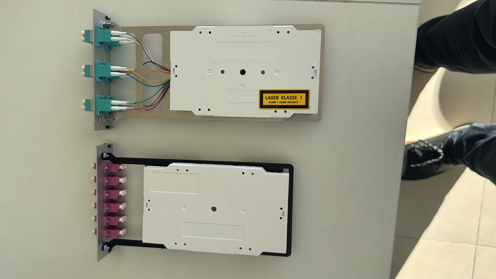 E2000 Spleißmodul mit Laserschutz Klasse 1