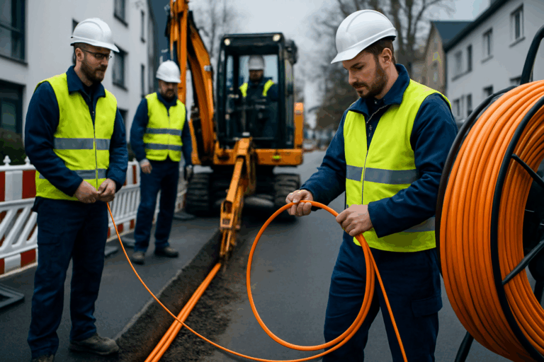 Glasfaser Pflugverfahren und Microtrenching: Schnellverlegung im Überblick