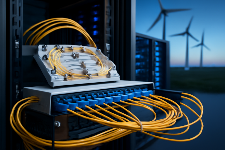 Glasfaser Windkraft – Netzwerktechnik für Windparks und Energieanlagen