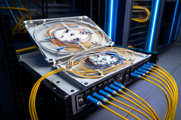 KI-Infrastruktur Glasfaser – Netzwerkanforderungen für GPU-Cluster und LLM-Training