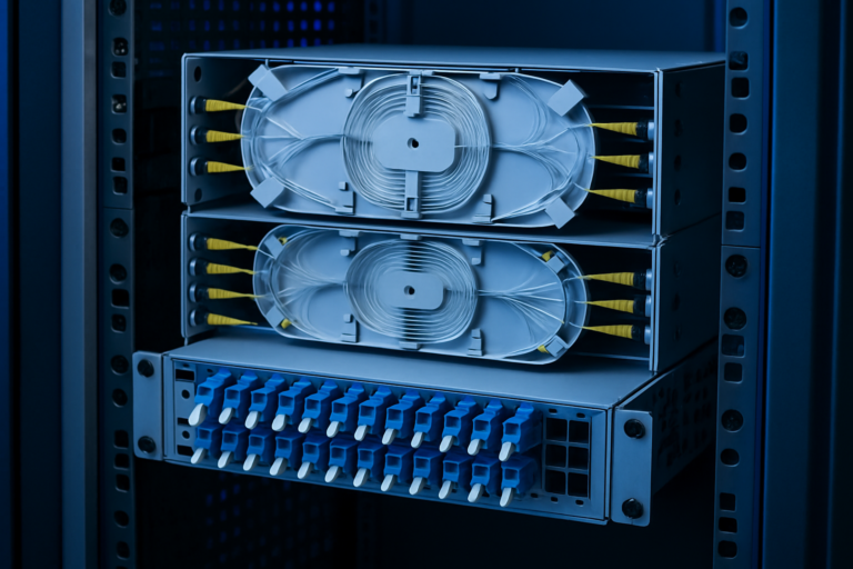 3U subrack: VarioConnect vs. traditional splice enclosures in a system comparison