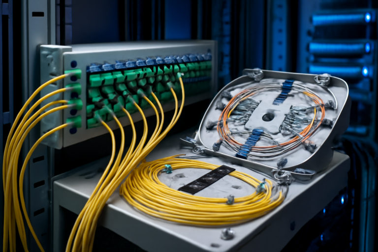Glasfaser für Private KI-Infrastruktur – On-Premise GPU-Cluster richtig vernetzen