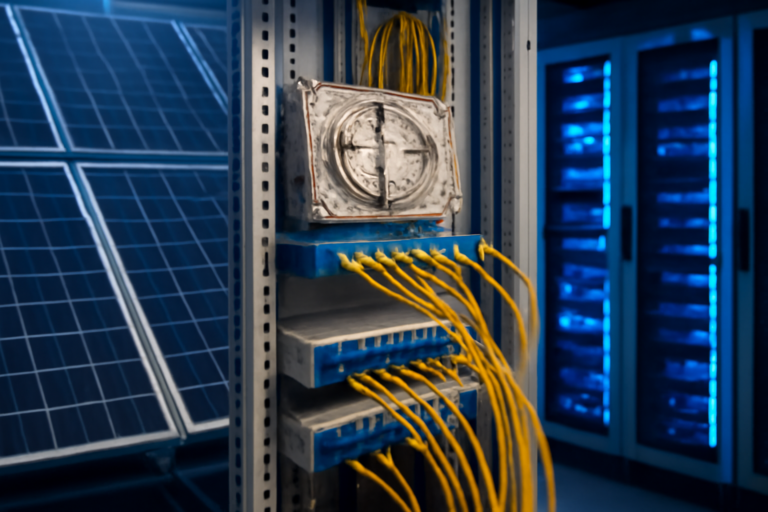 Solarpark Glasfaser – Monitoring und Steuerung über Lichtwellenleiter