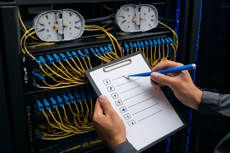 Spleißbox Wartung und Reinigung: Checkliste für Glasfaser-Techniker