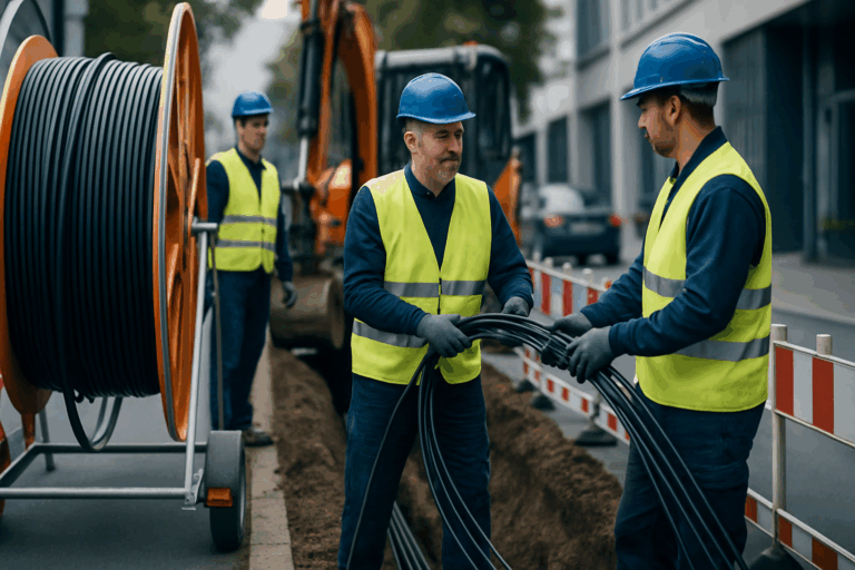 Tiefbau Glasfaser Schweiz und Österreich: Besonderheiten und Kapazitäten