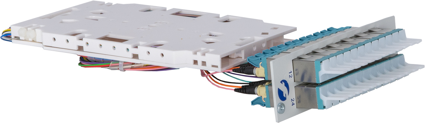 7HP front modules 12× E2000 DX-C
