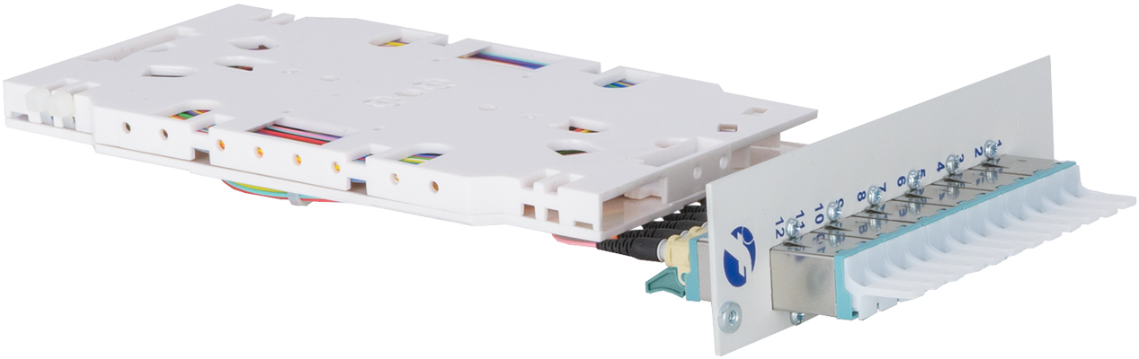 7HP front modules 6× E2000 DX-C