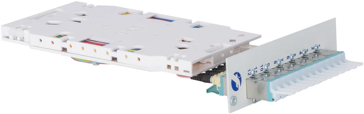 7HP front modules 6× E2000 DX-C