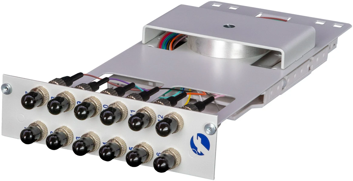 Spleißmodule 7TE 12× ST