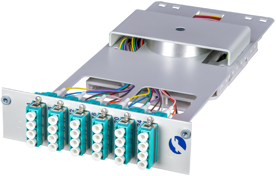 7HP splice modules 6× LC QUAD